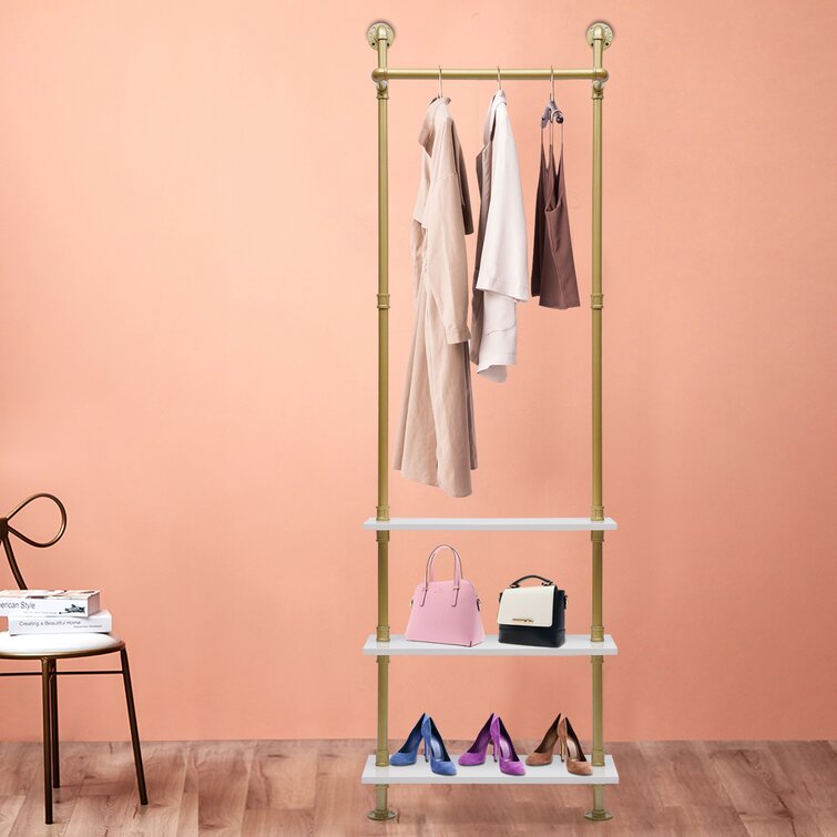 Clothing rack rose discount gold